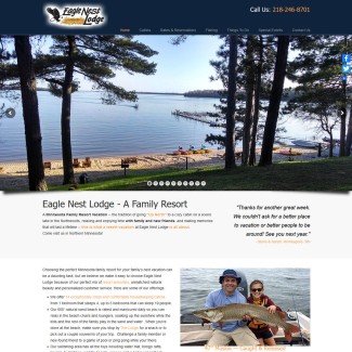 <a href="https://www.eaglenestlodge.net" target="_blank" rel="noopener"><strong>Visit Eagle Nest Lodge"</a></strong> Eagle Nest Lodge is one of the best Minnesota Family Resorts.