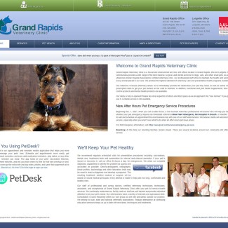 <a href="https://www.grvet.com" target="_blank" rel="noopener"><strong>Visit Grand Rapids Veterinary Clinic"</a></strong> Grand Rapids Veterinary Clinic is a full-service small animal vet clinic in Grand Rapids, MN.