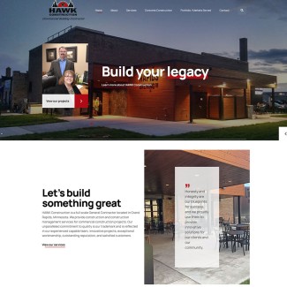 <a href="https://www.hawkconstructioninc.com" target="_blank" rel="noopener"><strong>Visit HAWK Construction Inc."</a></strong> HAWK Construction is a full scale General Contractor located in Grand Rapids, MN, providing Commercial Construction, Design/Build Services, General Contracting and Commercial Concrete Construction.