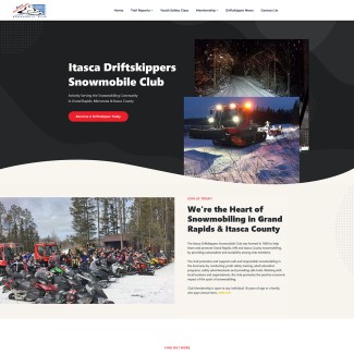 <a href="https://www.itascadriftskippers.com" target="_blank" rel="noopener"><strong>Visit Itasca Driftskippers"</a></strong> Official Membership Website of the Itasca Driftskippers Snowmobile Club in Grand Rapids, MN