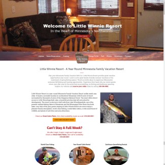 <a href="https://www.pivotgrouppm.com" target="_blank" rel="noopener"><strong>Visit Little Winnie Resort - A Minnesota Family Resort with Heated Outdoor Pool."</a></strong> Little Winnie Resort is a year-round Minnesota Family Vacation Resort located in northcentral Minnesota, offering 11 northwoods-style housekeeping cabins and an outdoor heated pool set against a backdrop of towering pines and hardwoods, perfect for a family getaway.